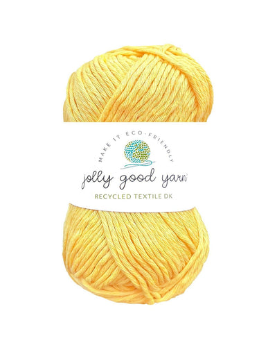 Slapton Yellow DK Recycled Yarn by Jolly Good Yarn (85m)