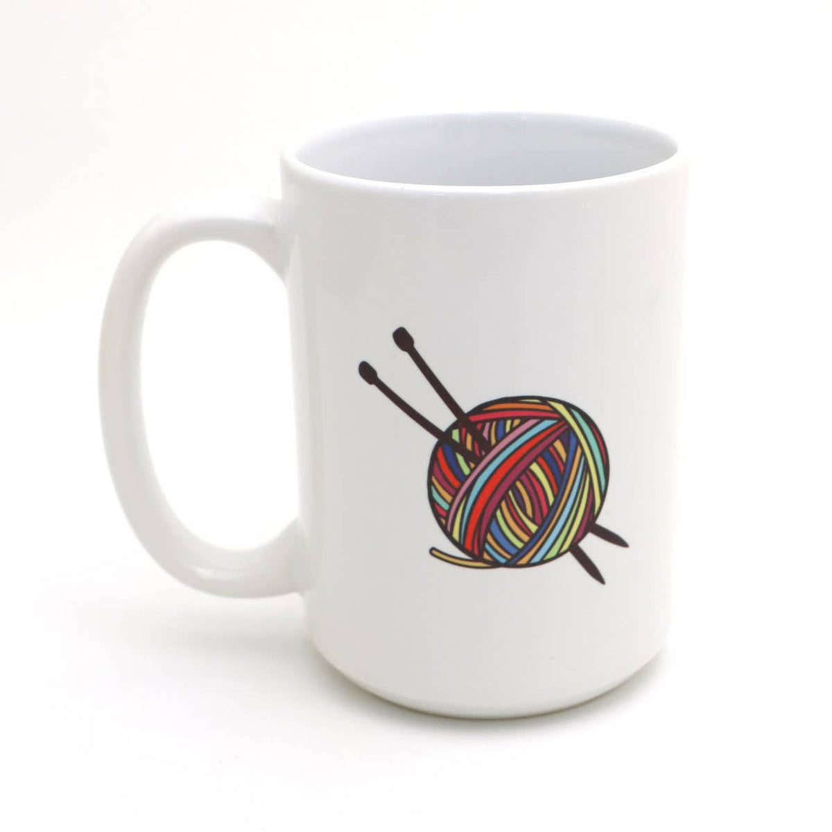 "I Crochet So I Don't Choke People" 15oz Ceramic Mug