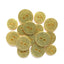 Lemon Sparkle Craft Buttons for Sewing