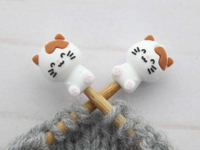 Little White Cat Stitch Stoppers
