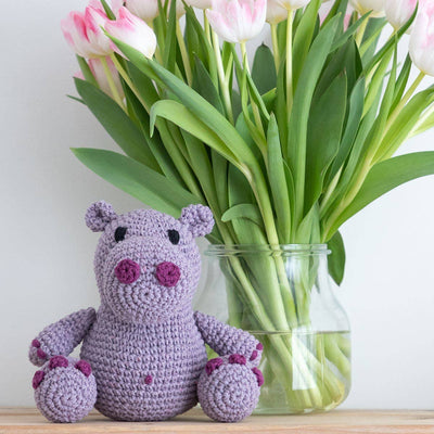 DIY Crochet Kit Hippo Hugo