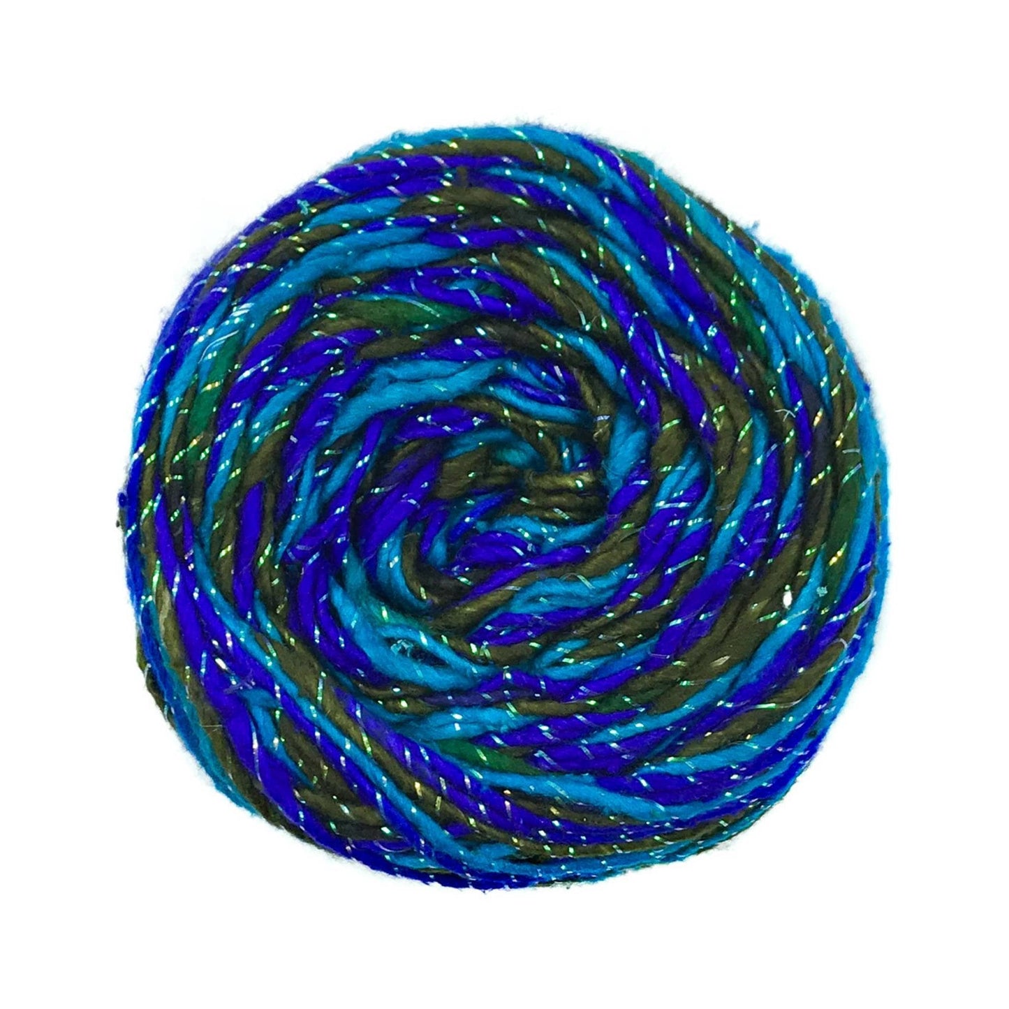 Sparkle Silk Roving Worsted Weight Silk Yarn
