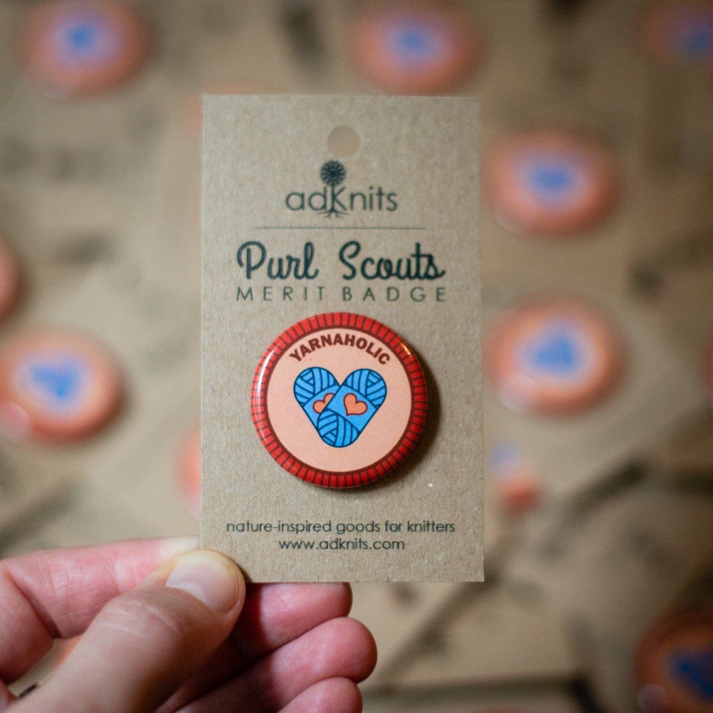 "Yarnaholic" Merit Badge