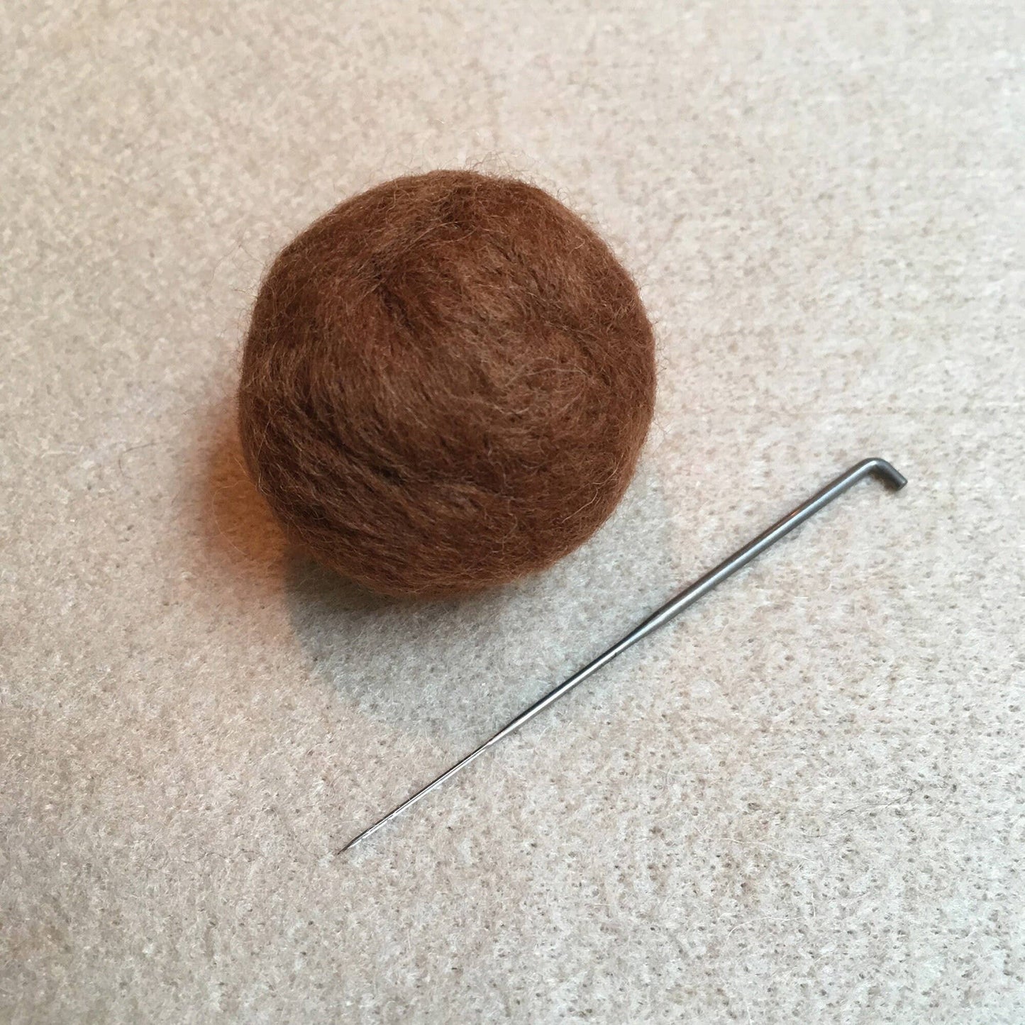 Needle Felting Kit Christmas Puddings - Make TWO decorations