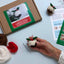 Needle Felting Kit Christmas Puddings - Make TWO decorations