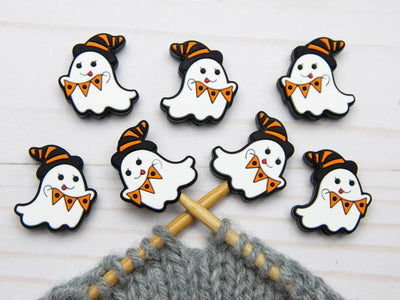 Festive Ghost | Stitch Stoppers Point Protectors Yarn Knit