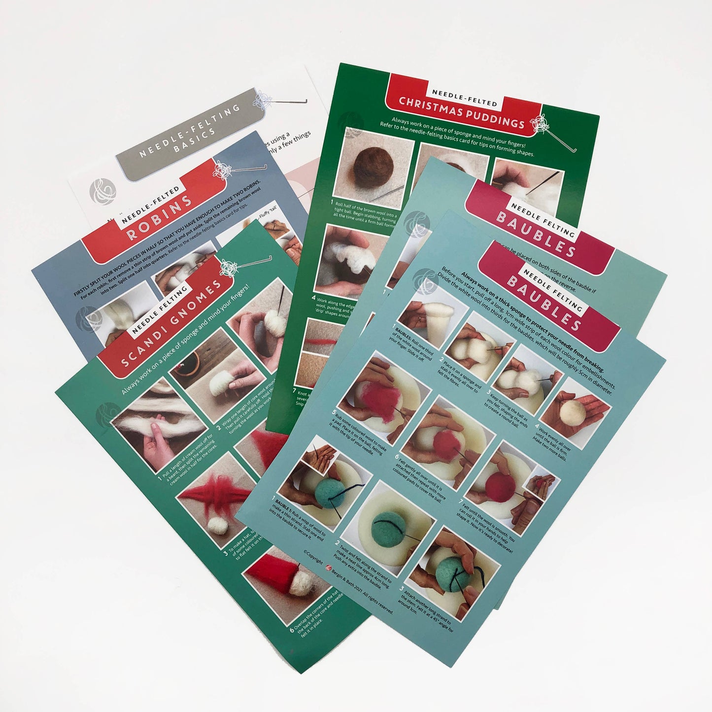 Needle Felting Bumper Kit - Christmas. A Premium Starter Set