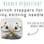 Knitting Sheep Stitch Stoppers (SMALL)