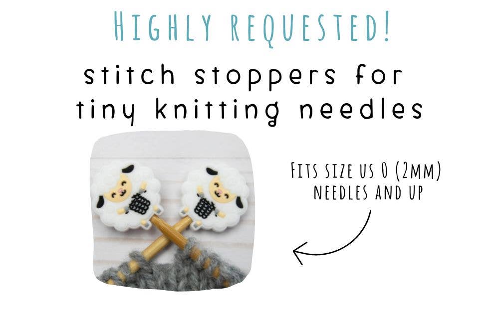 Knitting Sheep Stitch Stoppers (SMALL)