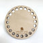 100mm Wooden Circular Crochet Basket Base (10cm)