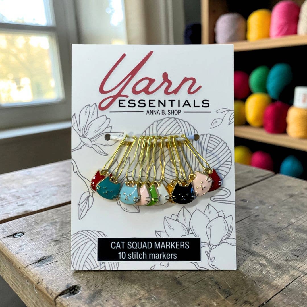 Cat Squad Stitch Markers