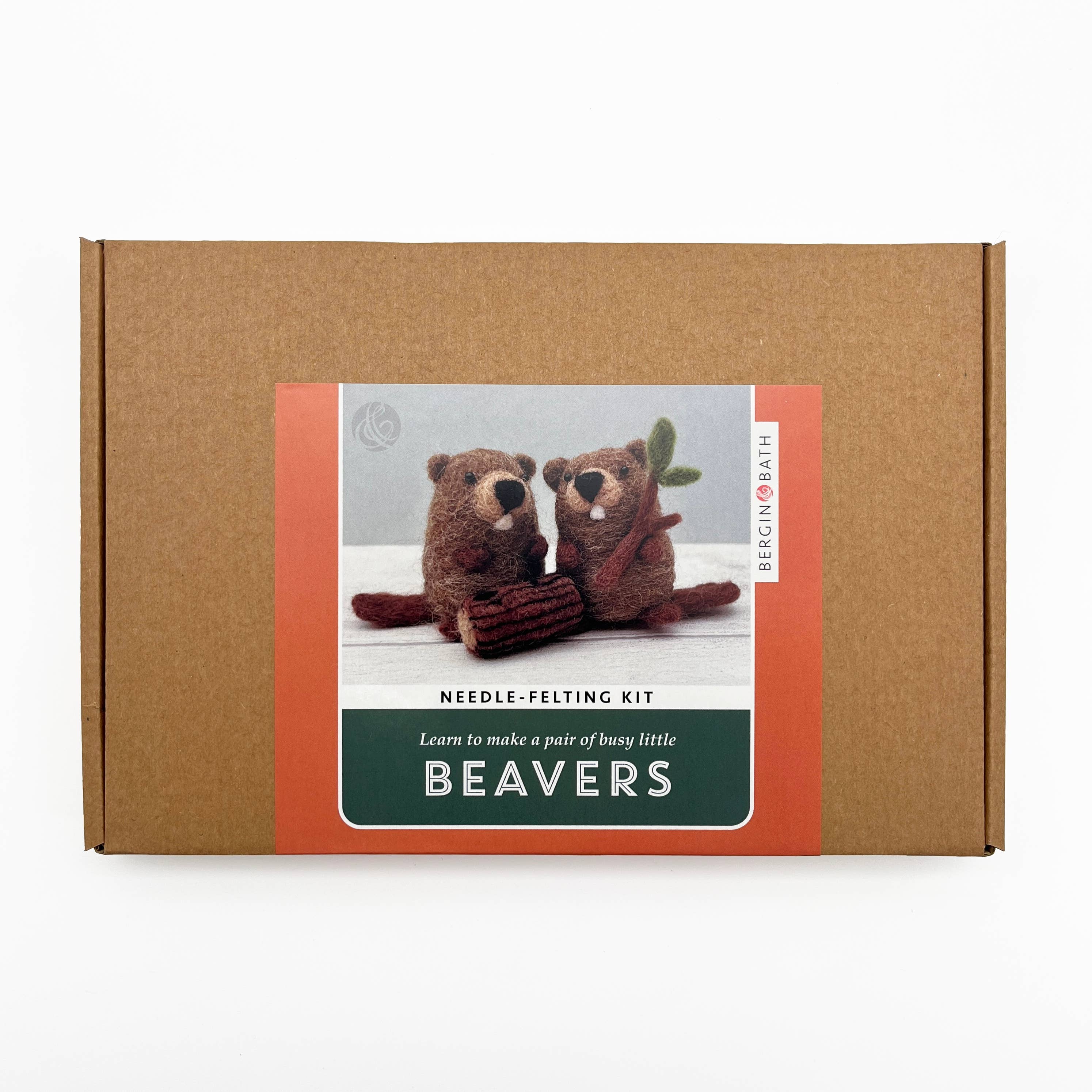 DIY Needle Felt Beaver Kit ☆ Ethically Sourced Wool – Weave