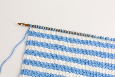 Fiber Arts Technique Series: Tunisian Crochet - the best of both worlds!
