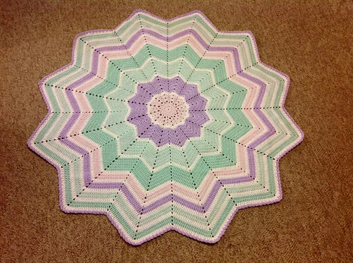 Rainbow Ripple Blanket (Baby to Adult Size) - A Level 2 Crochet Class