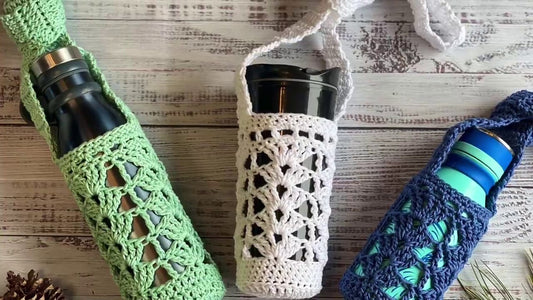 Craft Your Own Water Bottle Sleeve Crochet Class